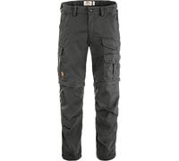 Fjall Raven - Pantaloni di escursionismo resistenti - Vidda Pro Lite Zip Off Trousers M Dark Grey per Uomo in Cotone - Taglia 46 EU - Grigio
