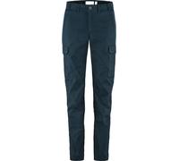 Fjall Raven - Pantaloni resistenti da escursionismo - Stina Trousers W Dark Navy per Donne in Cotone - Taglia 38 EU - Blu navy
