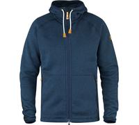 Fjällräven Övik, Felpa con Capuccio , Uomo, Blu (Navy), M