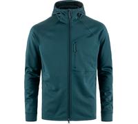 Fjall Raven - Pile da trekking - Abisko Grid Fleece Hoodie M Mountain Blue per Uomo - Taglia S