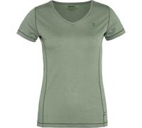 Fjall Raven - T-shirt da trekking - Abisko Cool T-Shirt W Patina Green per Donne - Taglia XS - Verde