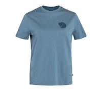 Fjall Raven - T-shirt donna a maniche corte - Fox Boxy Logo Tee W Dawn Blue per Donne in Cotone - Taglia M