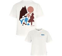 Fjall Raven - T-shirt in cotone biologico leggero - Forest Walk Tee W Eggshell per Donne in Cotone - Taglia XS - Bianco