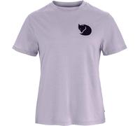 Fjall Raven - T-shirt urbana in cotone biologico - Fox Boxy Logo Tee W Lavender Mist per Donne in Cotone - Taglia XS - Viola