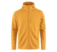 FJALLRAVEN 12600228-161 Abisko Grid Fleece Hoodie M Maglia Lunga Uomo Mustard Yellow Taglia L