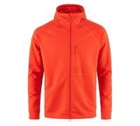 Fjällräven - Abisko Grid Fleece Hoodie - Giacca in pile L rosso