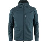 FJALLRAVEN Abisko Grid Fleece Hoodie M - Uomo - Blu - Taglia XL- modello 2025