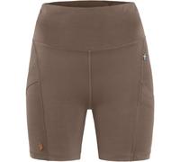 Fjallraven 14200146-244 Abisko 6" Short Tights W Pantaloncini Donna Suede Brown Taglia XS