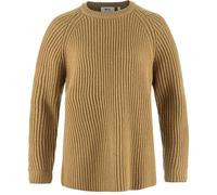FJALLRAVEN 14600183-232 Övik Rib Sweater W Maglia Lunga Donna Buckwheat Brown Taglia XXS