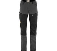 Fjallraven 81154-030-550 Abisko Midsummer Zip off Trousers M Pantaloni Sportivi Uomo Dark Grey-Black Taglia 48