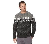 Fjallraven 81829-030-020 Övik Knit Sweater M/Övik Knit Sweater M Maglia Lunga Uomo Dark Grey-Grey Taglia S
