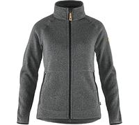 Fjallraven 83520 Övik Fleece Zip Sweater W Maglia Lunga Donna Dark Grey S