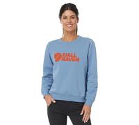 Felpa da donna Fjällräven Fjällräven Logo Sweater W Taglia: M / Colore: blu/arancio
