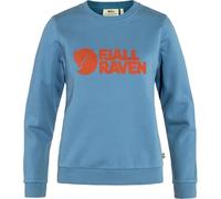 Fjallraven 84143-543-243 Logo Sweater W Maglia Lunga Donna Dawn Blue-Terracotta Brown Taglia S