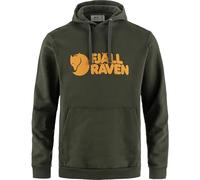 FJALLRAVEN 84144-662 Logo Hoodie M Maglia Lunga Uomo Deep Forest Taglia XL