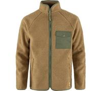 FJALLRAVEN 84158-232-625 Vardag Pile Fleece M Maglia Lunga Uomo Buckwheat Brown-Laurel Green Taglia XS
