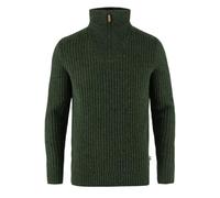 Fjallraven 86672-662 Övik Half Zip Knit M/Övik Half Zip Knit M Maglia Lunga Uomo Deep Forest Taglia L