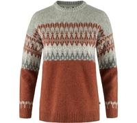 Fjallraven 86992-215-020 Övik Path Knit W/Övik Path Knit W Maglia Lunga Donna Autumn Leaf-Grey Taglia S