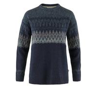 Fjallraven 86992-555-560 Övik Path Knit W/Övik Path Knit W Maglia Lunga Donna Dark Navy-Navy Taglia XS