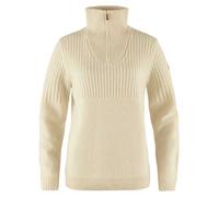 Fjallraven 86993-113 Övik Half Zip Knit W Maglia Lunga Donna Chalk White Taglia M