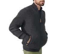 FJALLRAVEN 87071-030 Övik Zip Cardigan Knit M Maglia Lunga Uomo Dark Grey Taglia XS