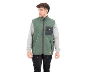 Fjallraven 87073-679-048 Vardag Pile Fleece Vest M Maglia Lunga Uomo Deep Patina-Iron Grey Taglia S