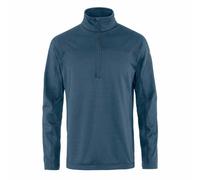 FJALLRAVEN Abisko Lite Fleece Half Zip M - Uomo - Blu - Taglia S- modello 2025