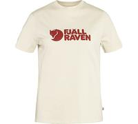 Fjällräven Logo Short Sleeve T-shirt Beige S Donna