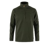 Fjallraven 87154-662 Övik Fleece Half Zip M Maglia Lunga Uomo Deep Forest Taglia XXL