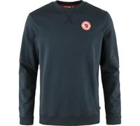 Fjallraven 87163-555 1960 Logo Badge Sweater M Maglia Lunga Uomo Dark Navy Taglia XXL