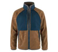 Fjallraven 87164-230-560 Vardag Pile Jacket M Giacca Uomo Chestnut-Navy Taglia XL