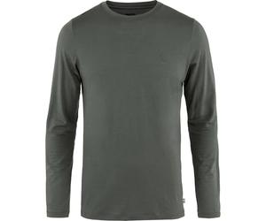 FJALLRAVEN 87194-550 Abisko Wool LS M Maglia Lunga Uomo Black Taglia XS