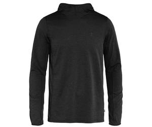 FJALLRAVEN 87199-550 Abisko Sun-Hoodie M Maglia Lunga Uomo Black Taglia L