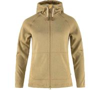 Fjallraven 89516-196 Övik Fleece Hoodie W Maglia Lunga Donna Dune Beige Taglia L