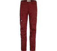Fjallraven 89845-347 Karla PRO Zip-off Trousers W Pantaloni Sportivi Donna Bordeaux Red Taglia 38