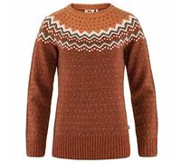 Fjallraven 89941-215-242 Övik Knit Sweater W/Övik Knit Sweater W Maglia Lunga Donna Autumn Leaf-Desert Brown Taglia S