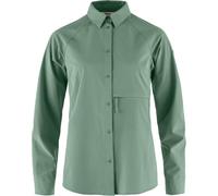 Fjall Raven - Camicia stretch - Abisko Trekking Shirt W Patina Green per Donne - Taglia M - Verde