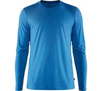 Fjallraven Abisko Wool LS M, Maglietta Uomo, Blu (Un Blue)