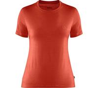 Fjallraven Abisko Wool SS W, Maglietta Donna, Arancione (Flame Orange), S