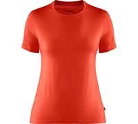 Fjallraven Abisko Wool SS W, Maglietta Donna, Arancione (Flame Orange), XS
