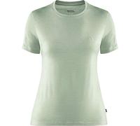 Fjallraven Abisko Wool SS W, Maglietta Donna, Verde Menta, XS