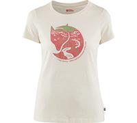 Fjallraven Arctic Fox Print T-Shirt W, Maglietta Donna, Gesso Bianco, XS