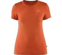 Fjallraven Bergtagen Thinwool SS W, Maglietta Donna, Arancione (Hokkaido Orange), M