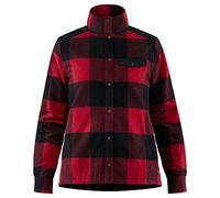 Fjallraven Canada Wool Padded Jacket W, Giacca Donna, Rosso, S