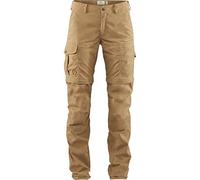 Fjallraven Karla Pro Zip-Off Trousers W, Pantaloni Sportivi, Beige (Dark Sand), 48