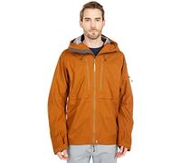 Giacca con cappuccio Fjällräven Keb Eco-Shell marrone - S