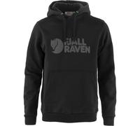 FJALLRAVEN Logo Hoodie M - Uomo - Nero - Taglia L- modello 2027
