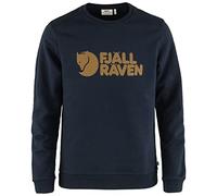 Fjallraven Logo Sweater M Maglia Lunga, Dark Navy, M Uomo