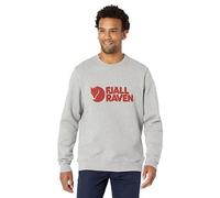 Fjallraven Logo Sweater M Maglia Lunga, Grey-Melange, L Unisex-Adulto
