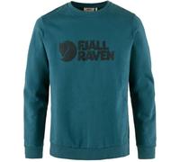 FJALLRAVEN Logo Sweater - Uomo - Blu - Taglia L- modello 2025